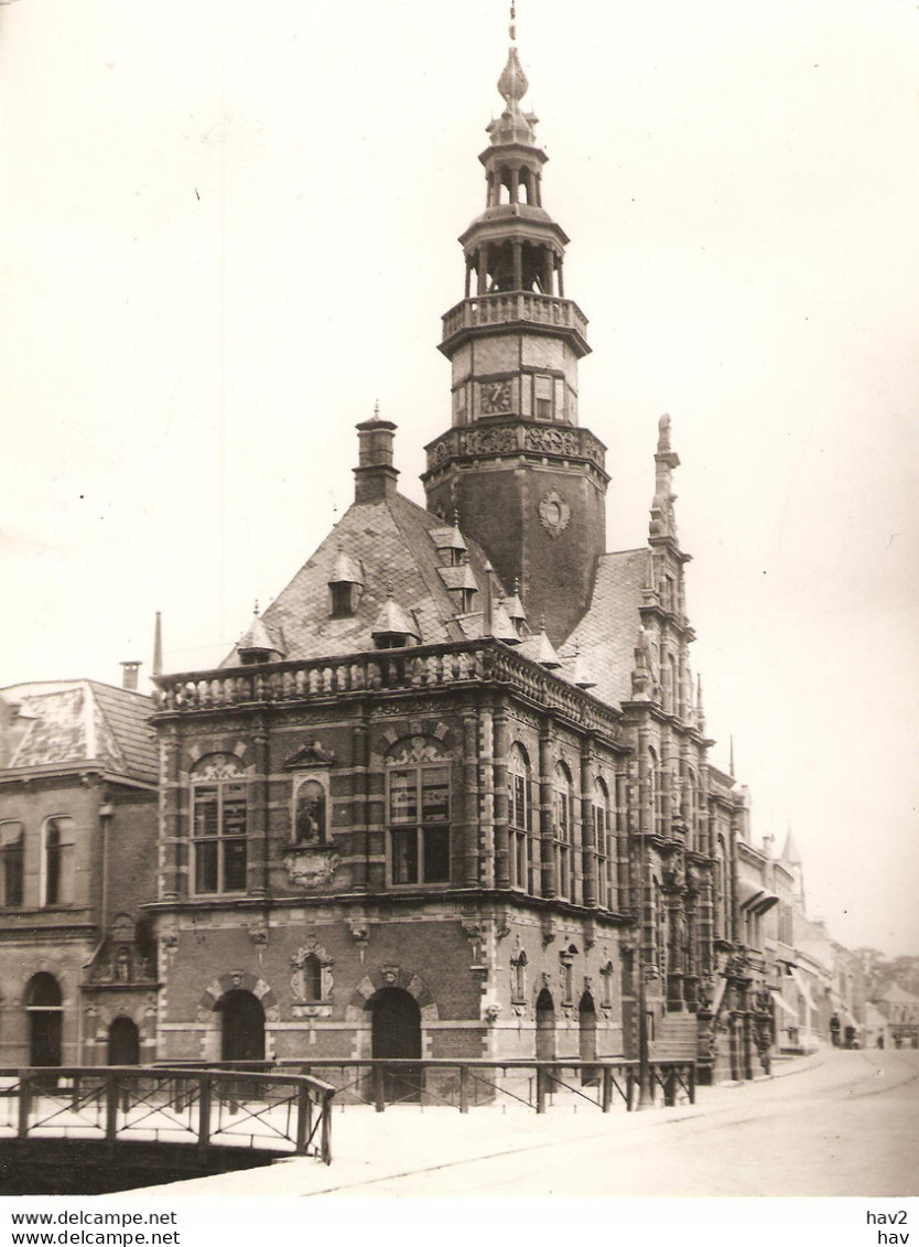 Bolsward Stadhuis Persfoto 1935 KE3928 - Bolsward