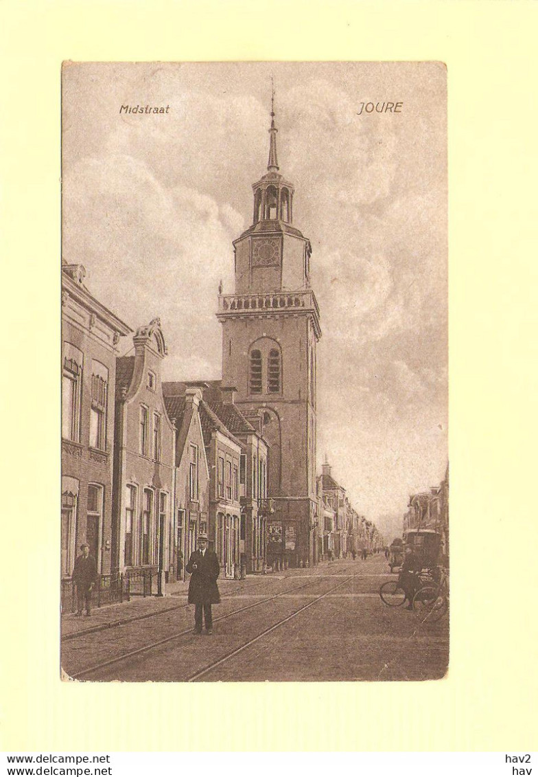 Joure Midstraat Naar Kerk 1925 RY33633 - Joure