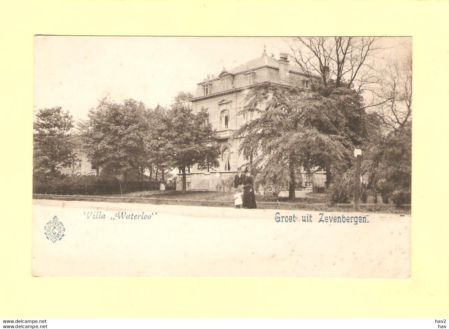 Zevenbergen Villa Waterloo Voor 1905 RY35632 - Zevenbergen