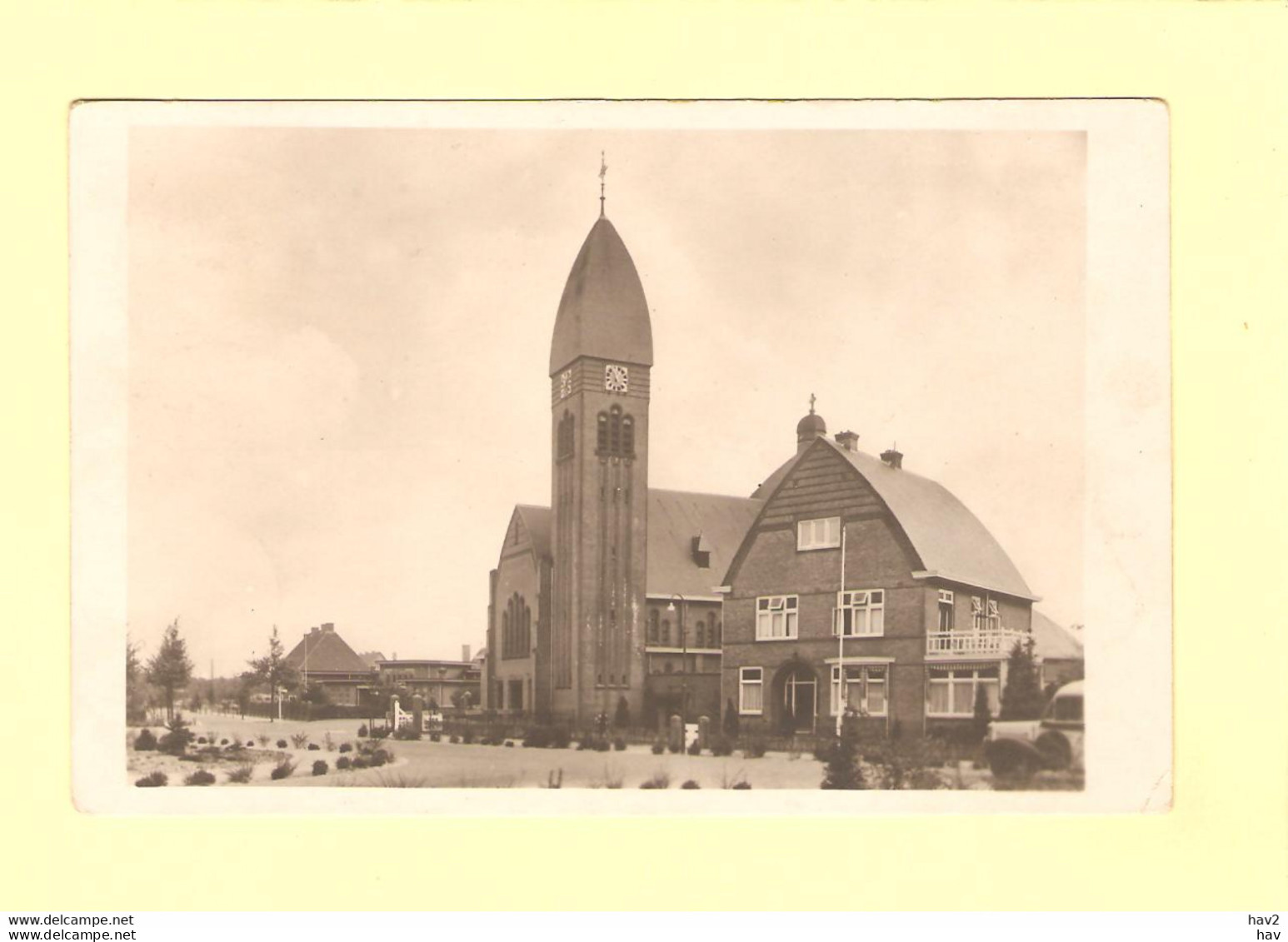 Bilthoven RK Kerk Met Pastorie 1939 RY35587 - Bilthoven