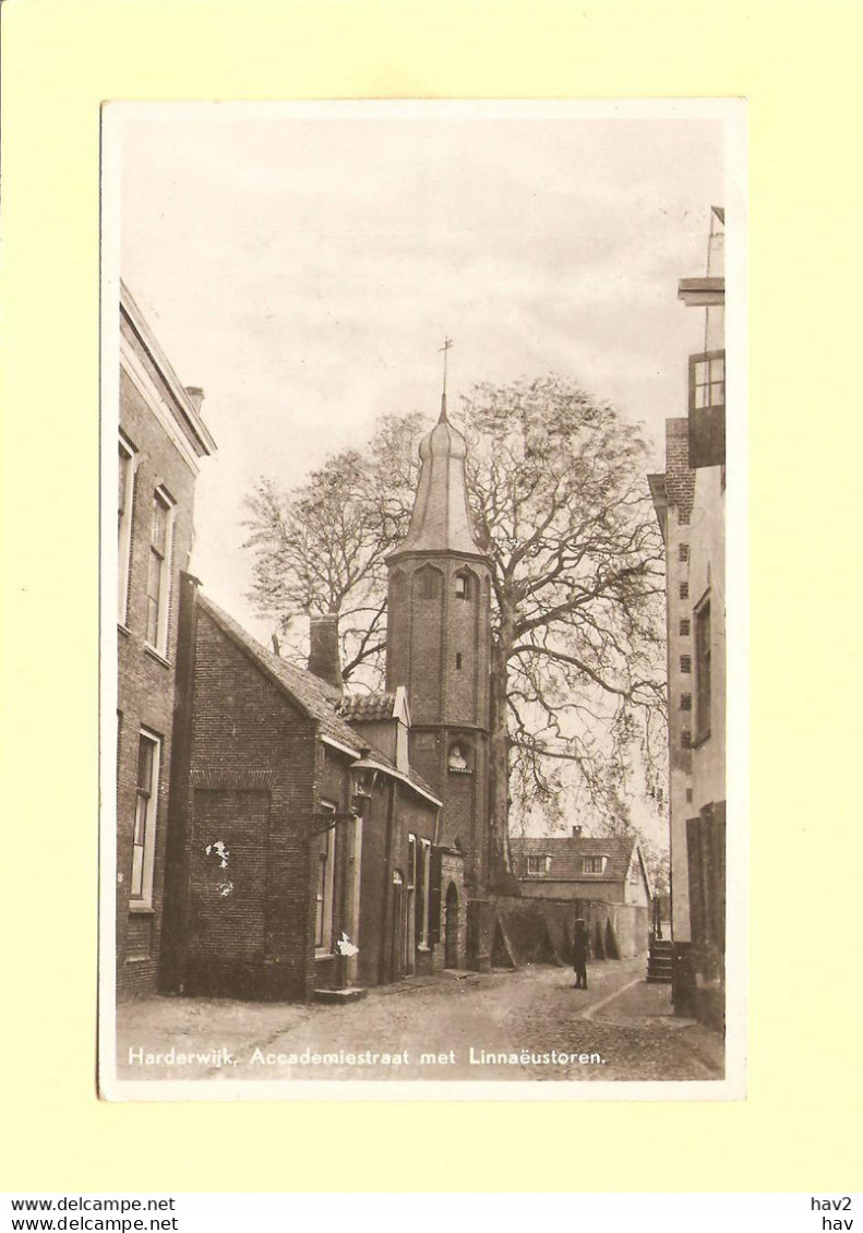 Harderwijk Academiestraat Met Toren 1947 RY35418 - Harderwijk