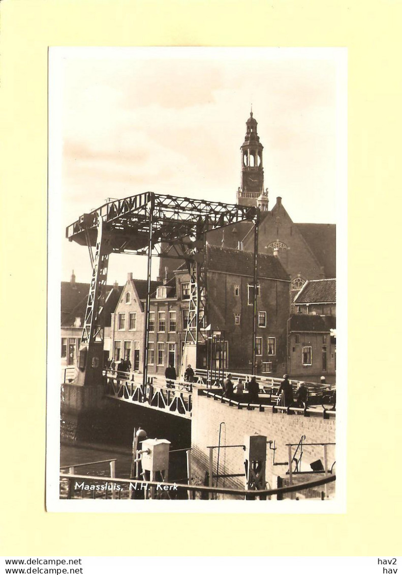 Maassluis Brug En Ned. Hervormde Kerk  RY35398 - Maassluis