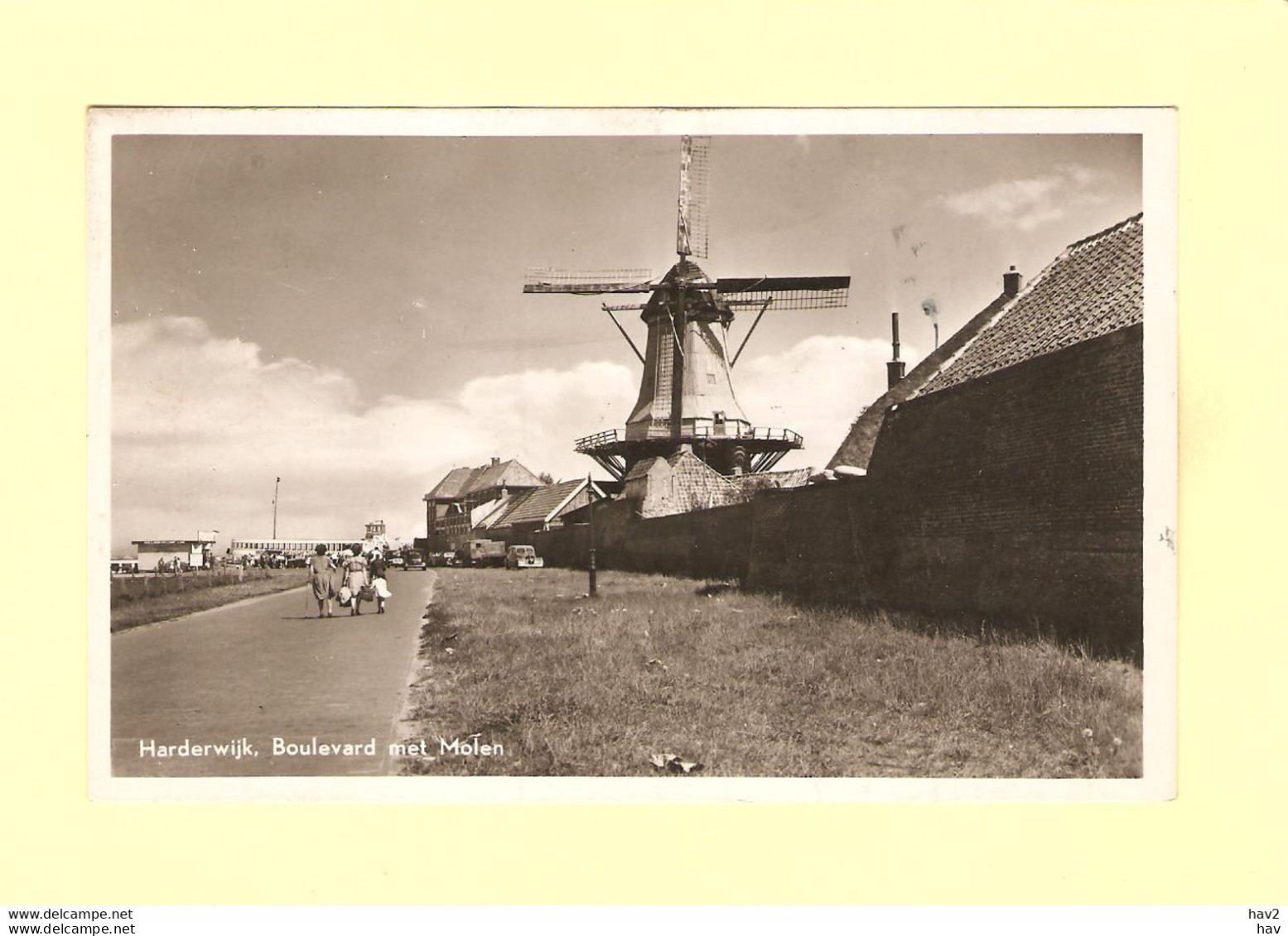 Harderwijk Boulevard Met Molen 1948 RY35334 - Harderwijk