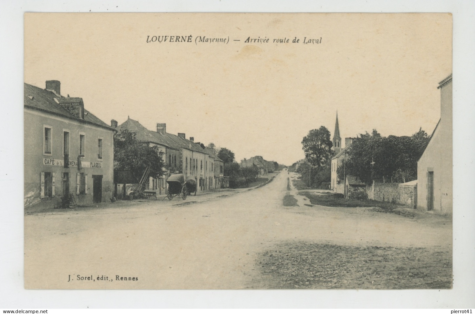 LOUVERNÉ - Arrivée Route De Laval - Louverne