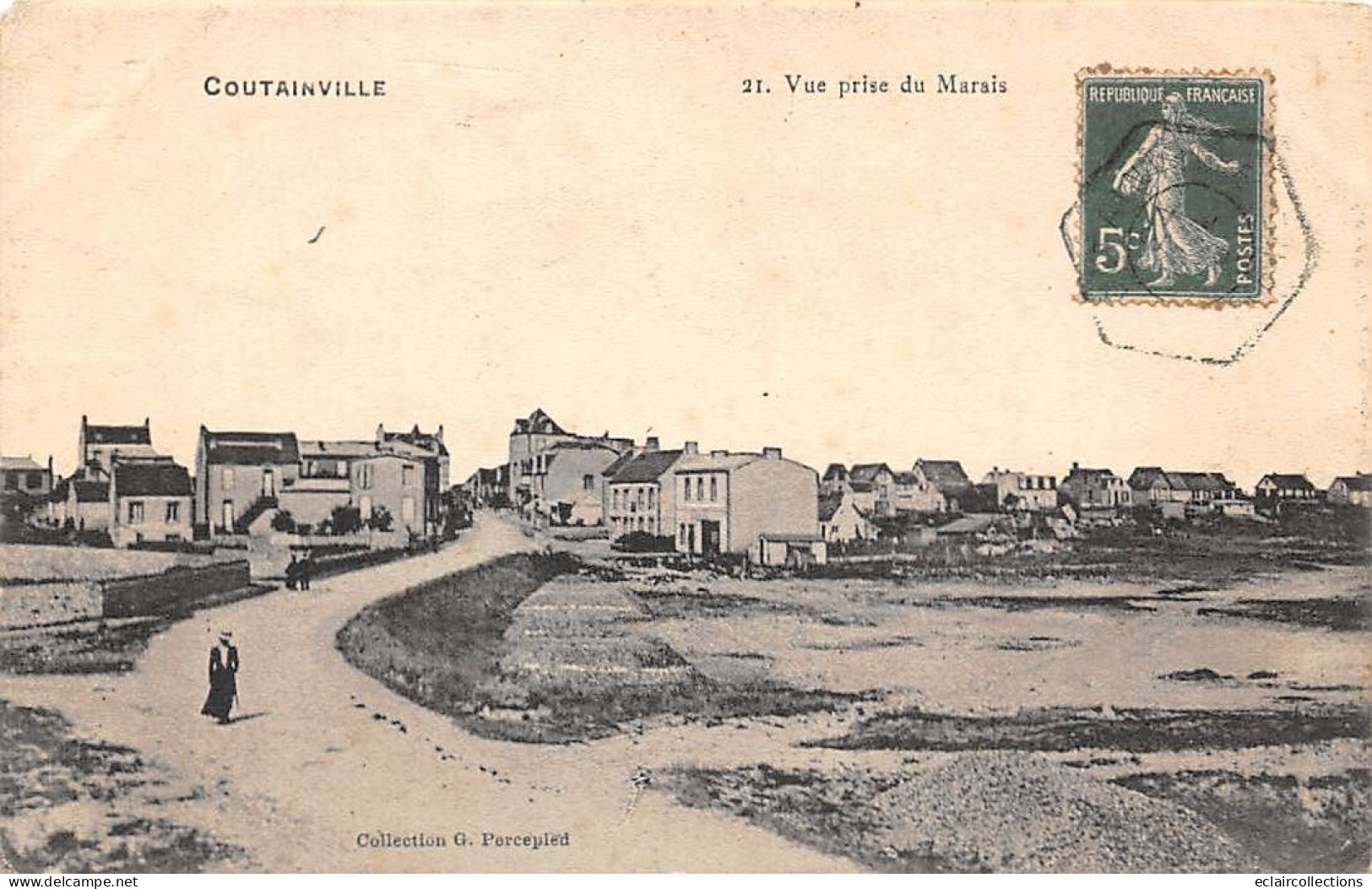 Coutainville         50         Vue Prise Du Marais  N°  21    (Voir Scan) - Andere & Zonder Classificatie