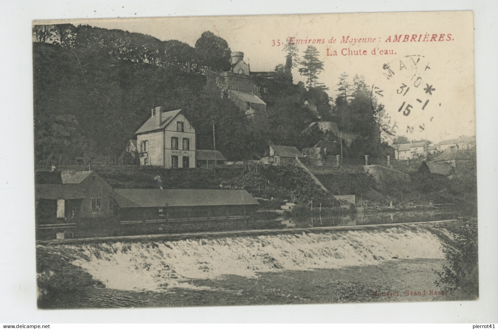 AMBRIERES LES VALLEES - La Chute D'Eau - Ambrieres Les Vallees