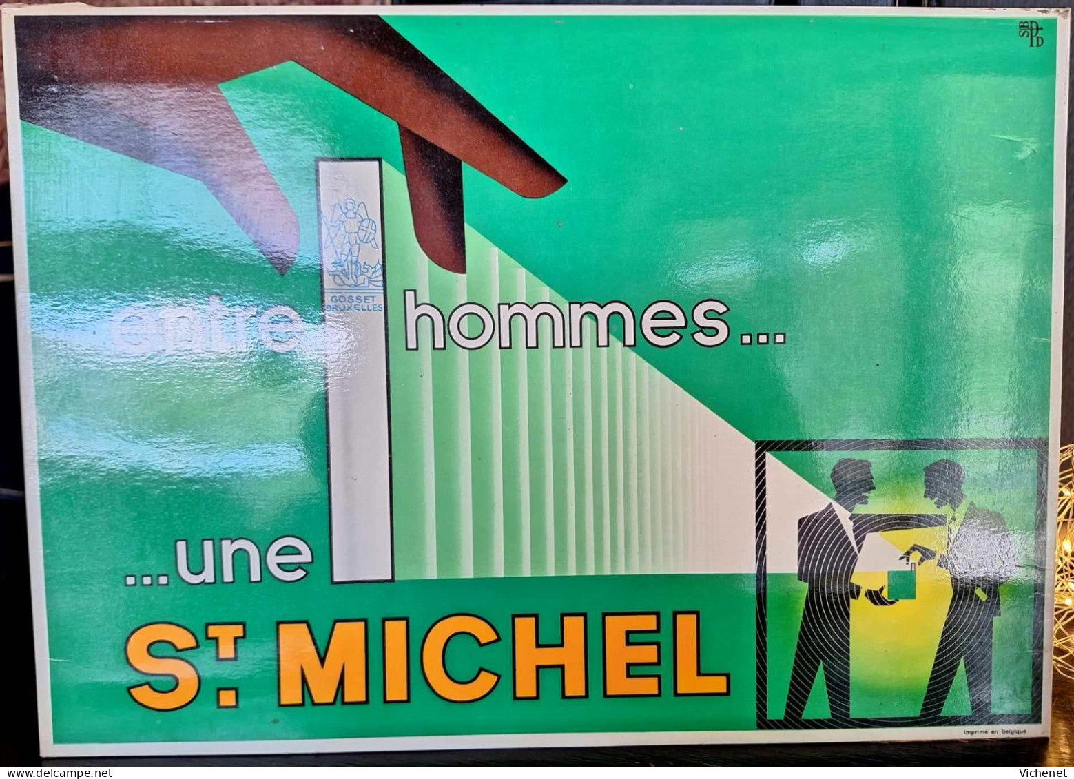 Cigarettes St Michel - Showcard - Objetos Publicitarios