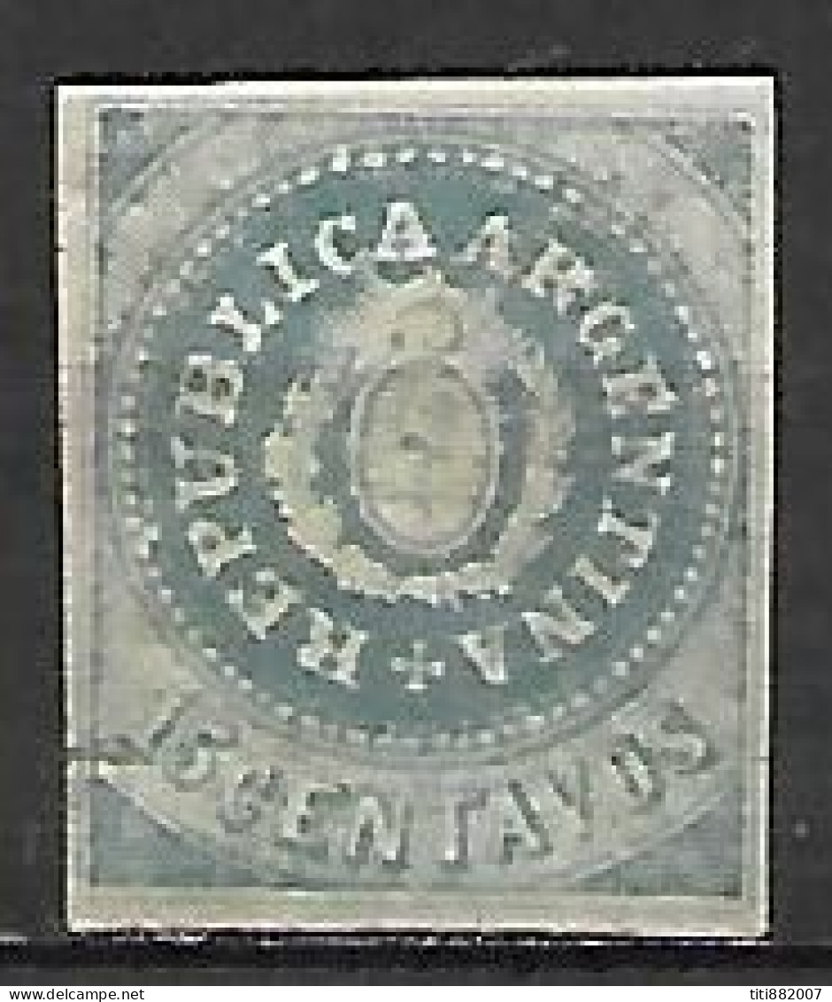 ARGENTINE   -   1862  .  Y&T N° 7 D  *.  Cote 3000 Euros - Oblitérés