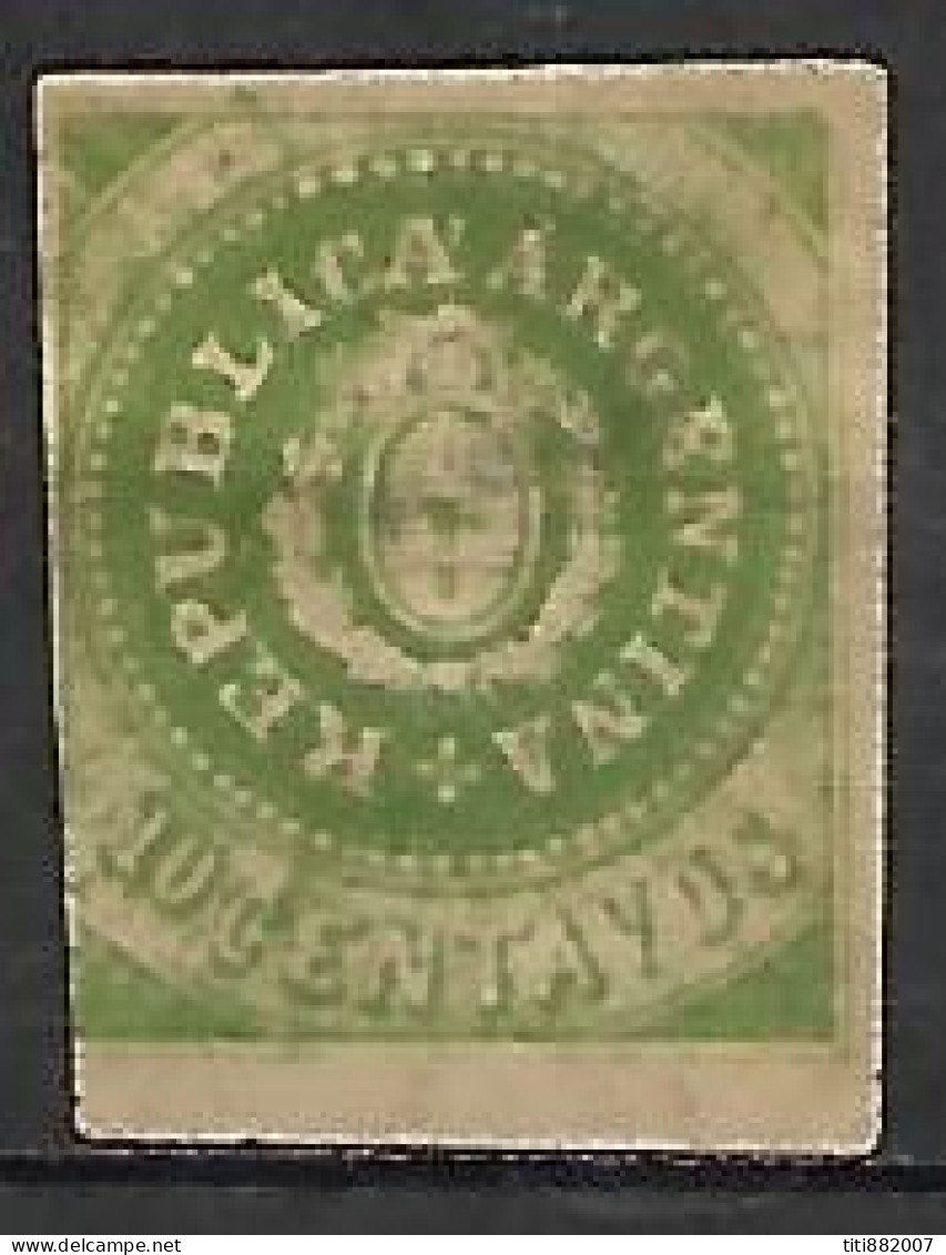 ARGENTINE   -   1862  .  Y&T N° 6c (*).  Cote 350 Euros - Used Stamps