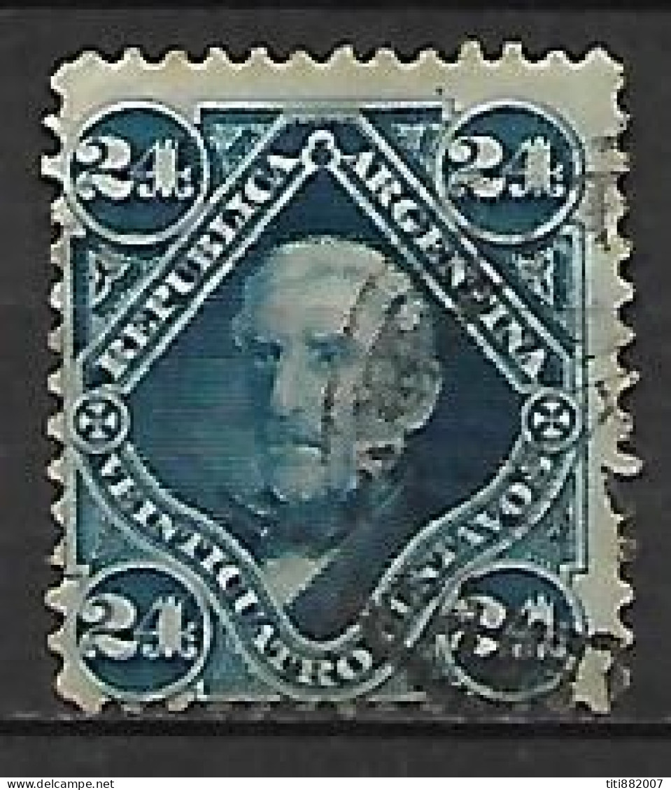 ARGENTINE   -   1877  .  Y&T N° 39 Oblitéré. - Used Stamps
