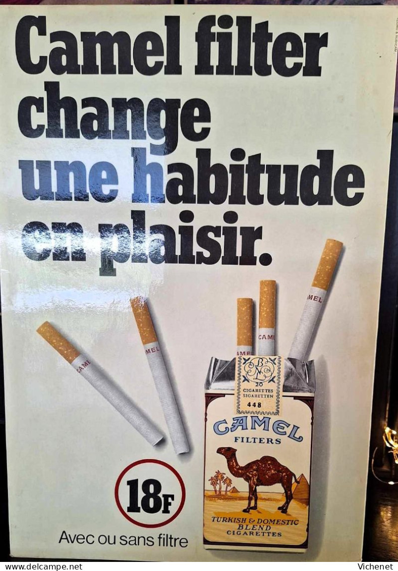 Cigarettes Camel Filters - Showcard - Werbeartikel