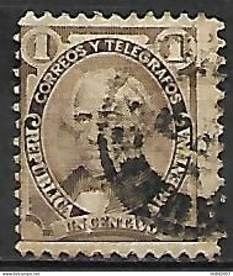 ARGENTINE   -   1889  .  Y&T N° 74 Oblitéré - Used Stamps