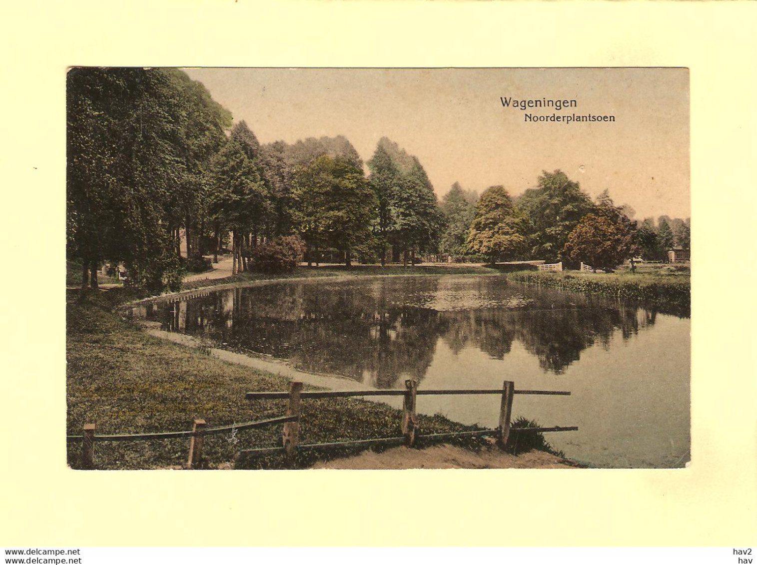 Wageningen Noorderplantsoen 1918 RY34050 - Wageningen