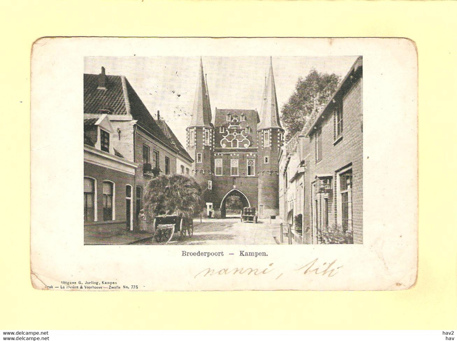 Kampen Broederpoort 1902 RY33997 - Kampen