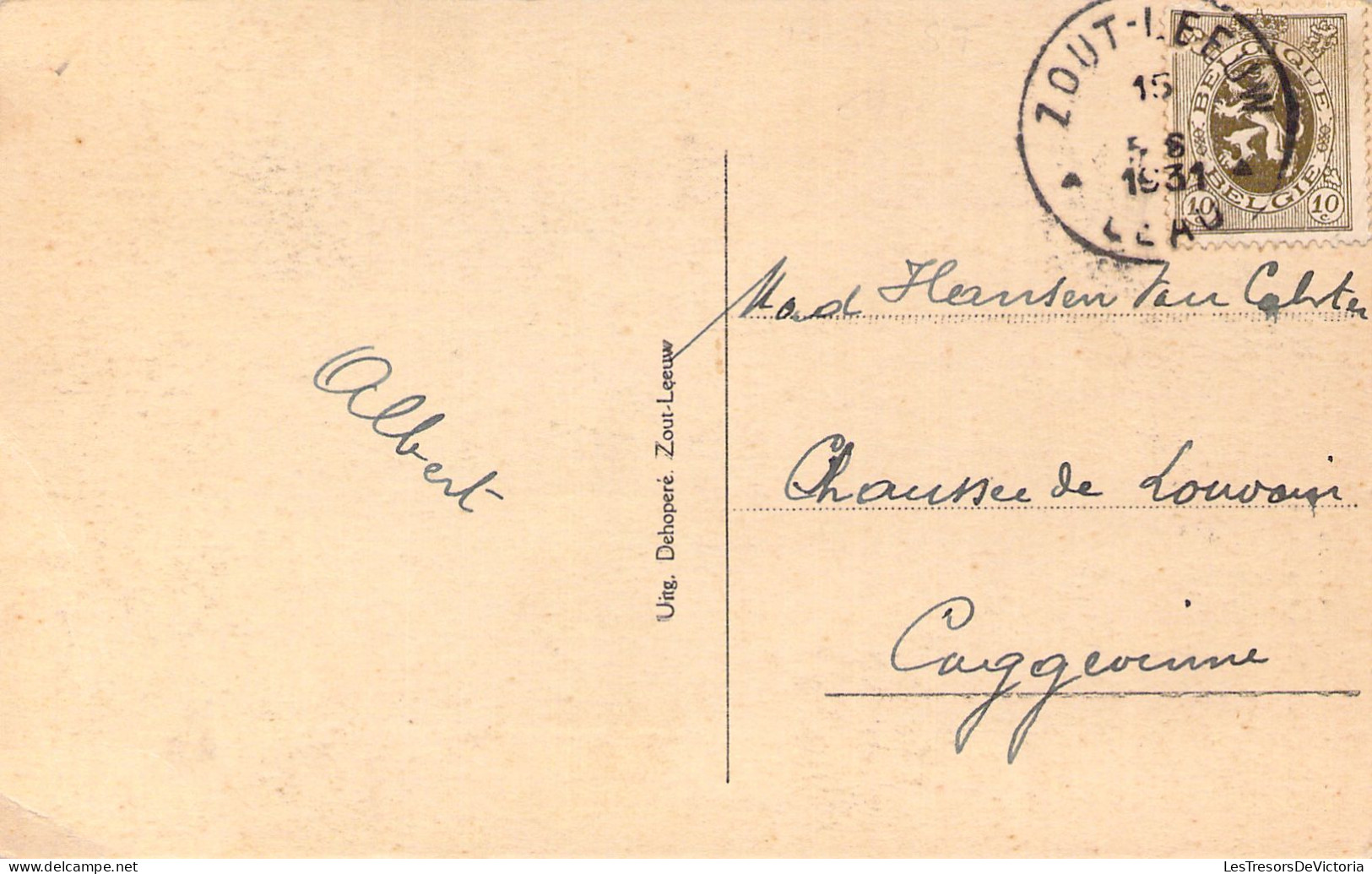 CPA - BELGIQUE - ZOUT LEEUW - Sacramentstoren - CARTE POSTALE ANCIENNE - Other & Unclassified