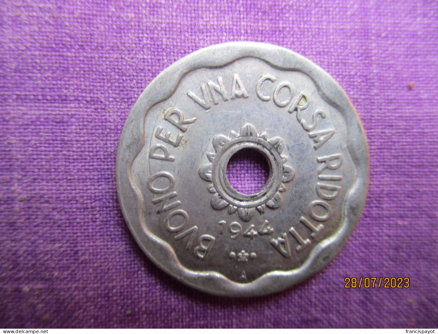 Token Tramway Milano 1944 Tariffa Ridotta - Professionals/Firms