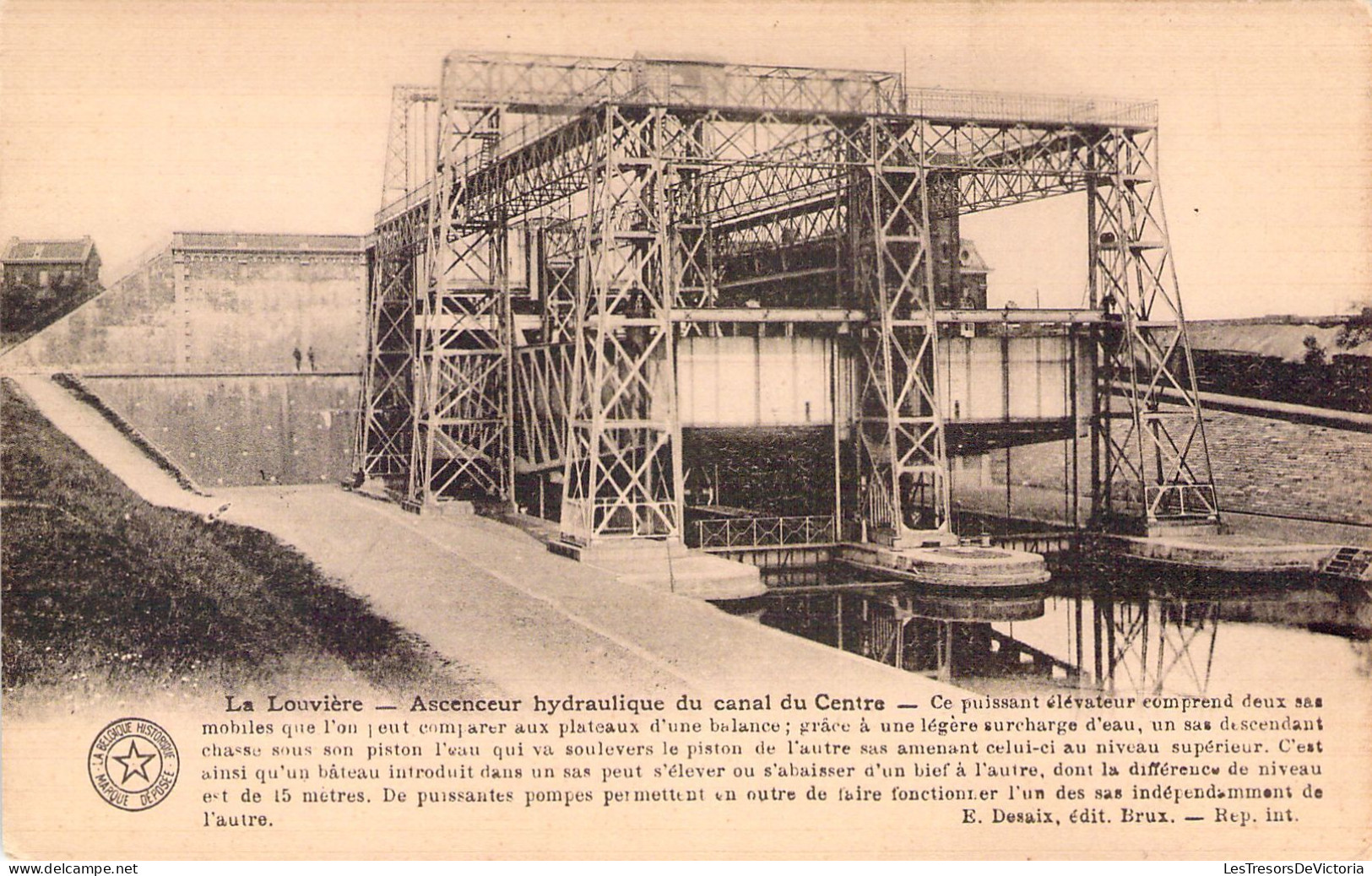 CPA - BELGIQUE - LA Louvière - Ascenseur Hydraulique Du Canal Du Centre - CARTE POSTALE ANCIENNE - La Louvière