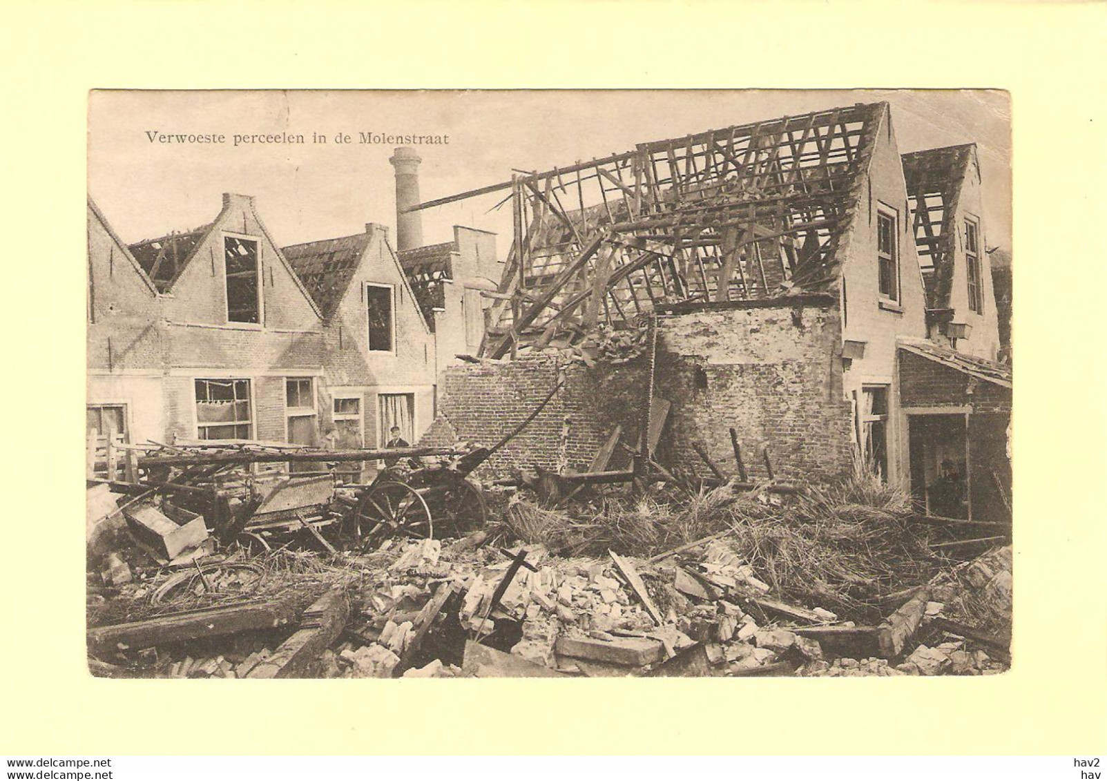 Zierikzee Verwoesting Na Bommen April 1917 RY34779 - Zierikzee