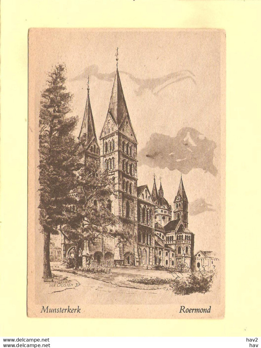 Roermond Tekening Munsterkerk RY34324 - Roermond