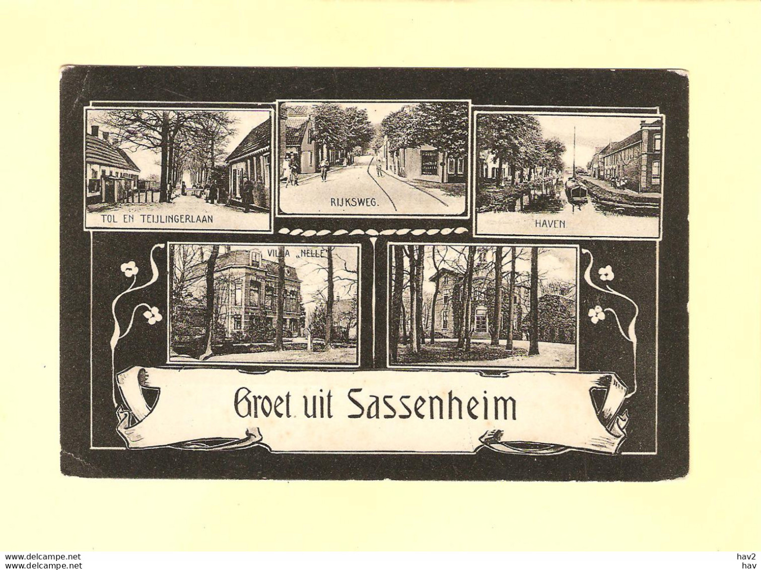 Sassenheim 5-luik Nauta 4566 1909 RY36881 - Sassenheim