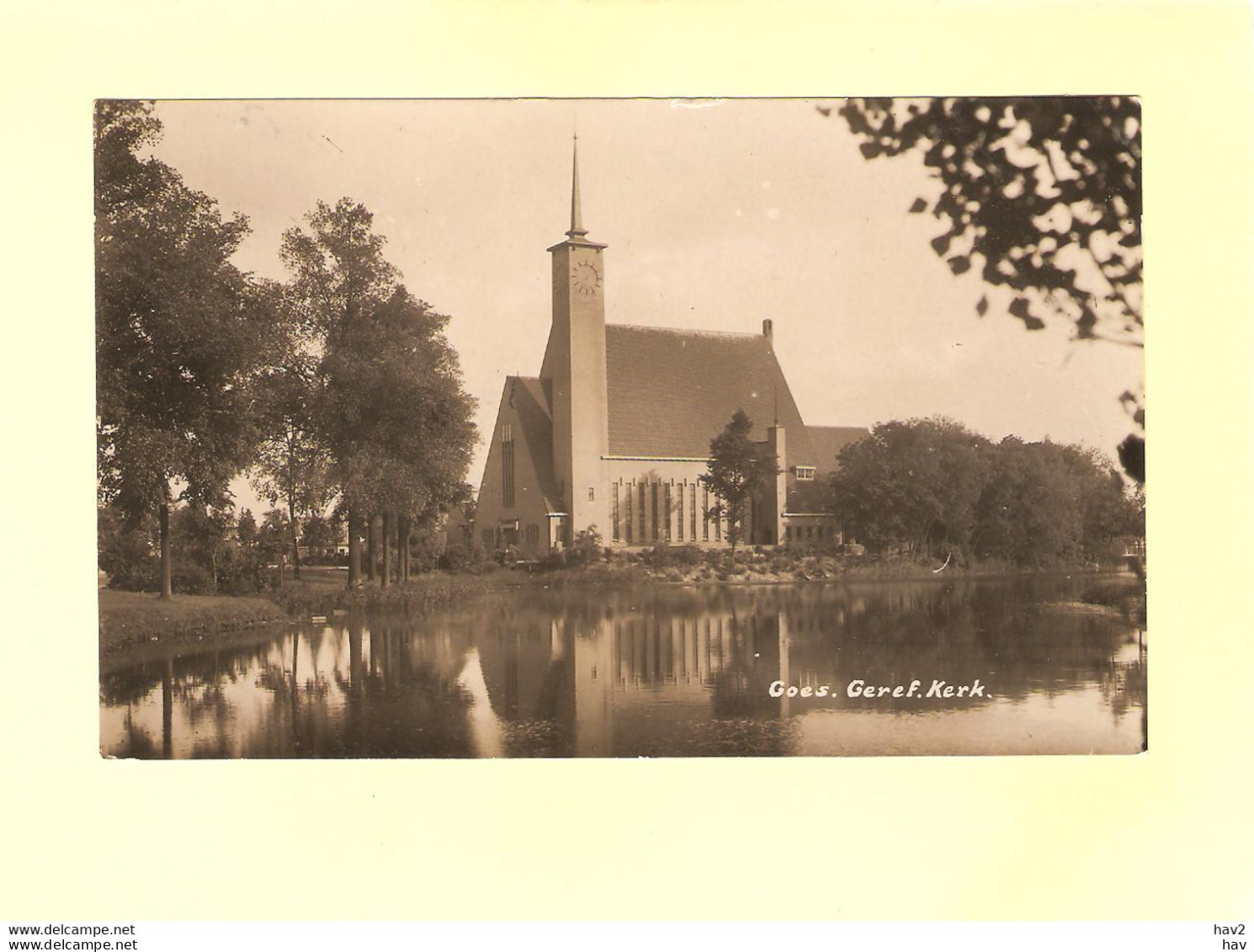 Goes Gezicht Op Gereformeerde Kerk  RY36708 - Goes