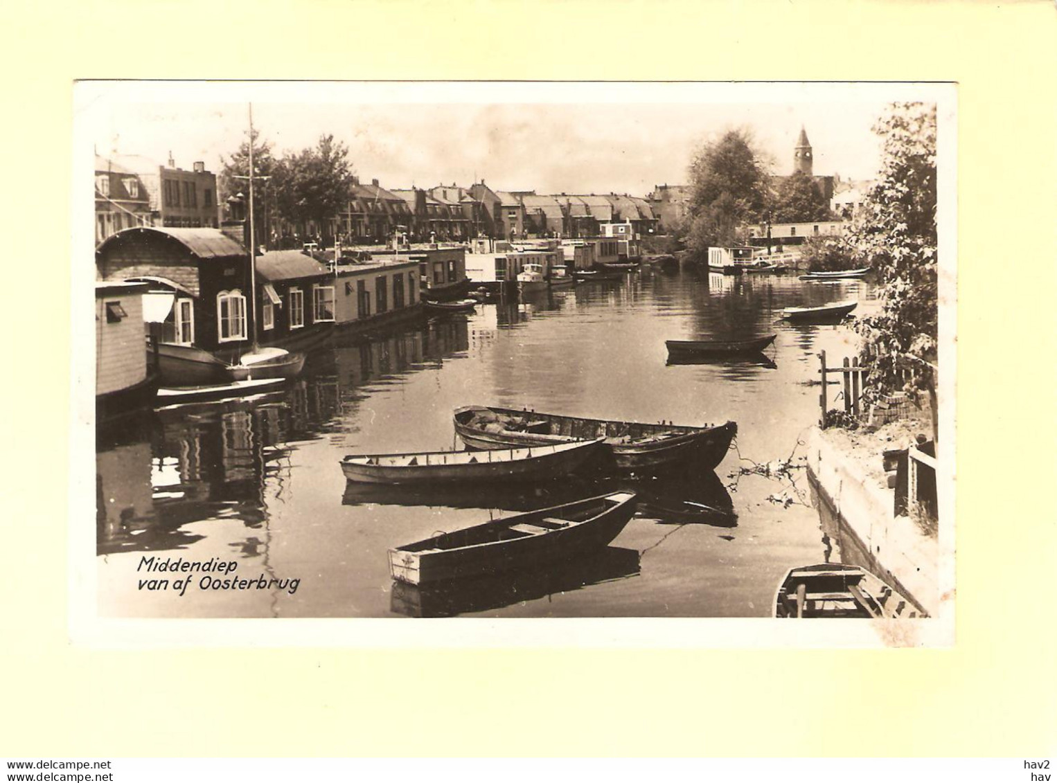 Sliedrecht Middendiep Vanaf Oosterbrug1949 RY36655 - Sliedrecht