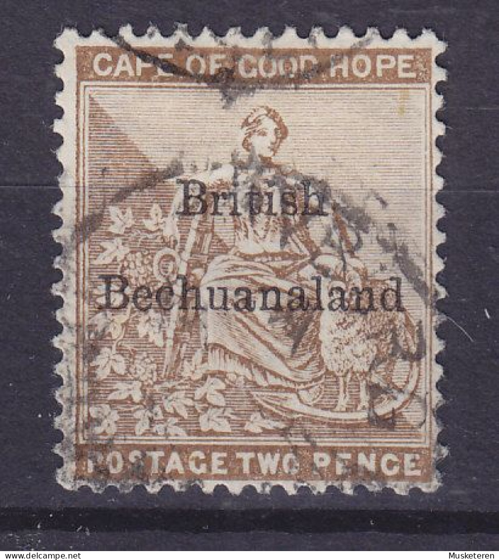 Bechuanaland 1885 Mi. 4, Cape Of Good Hope Overprinted 'British Bechuanaland', (o) (2 Scans) - 1885-1895 Colonia Británica