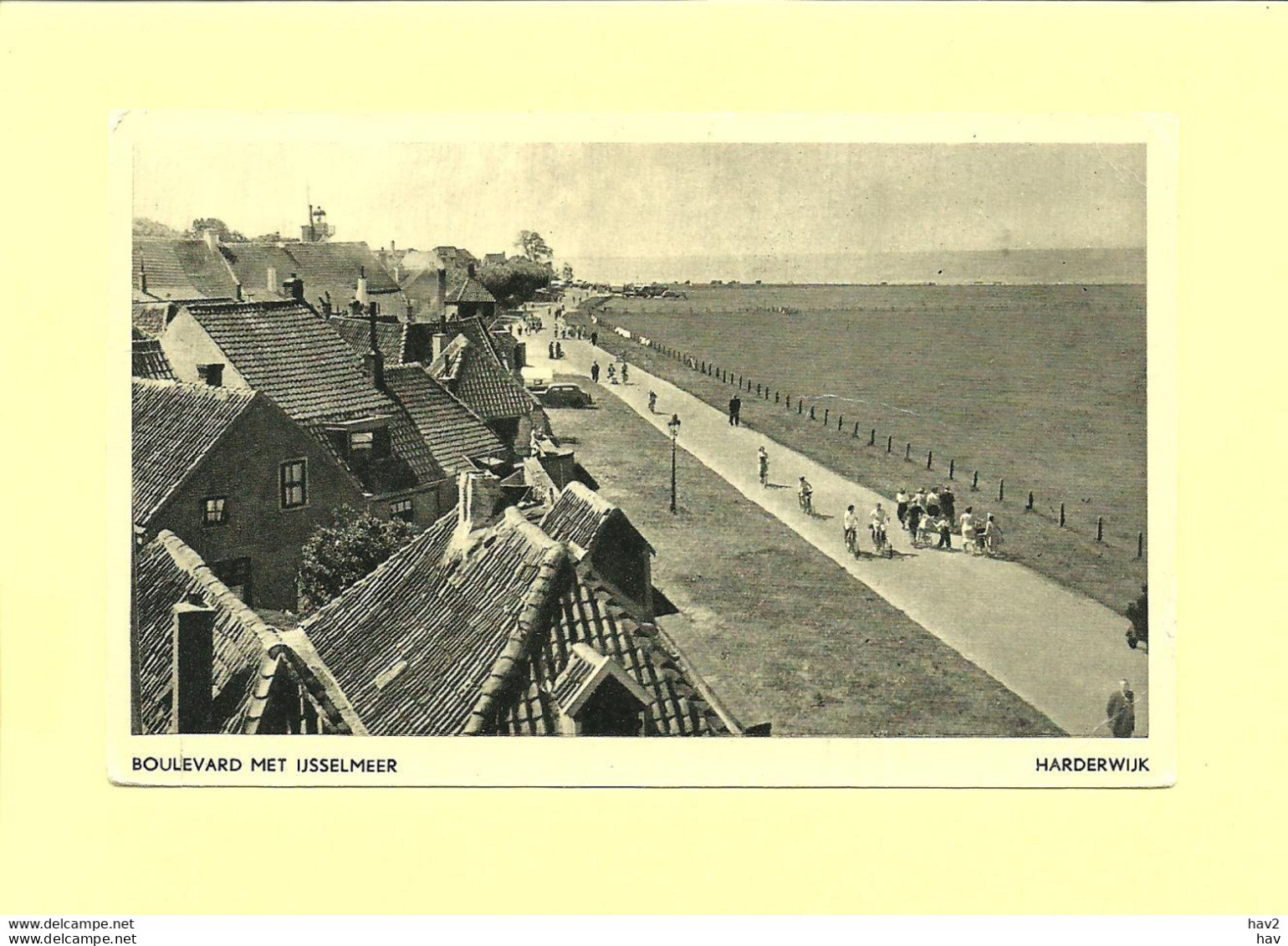 Harderwijk Boulevard Met IJsselmeer 1954 RY37676 - Harderwijk