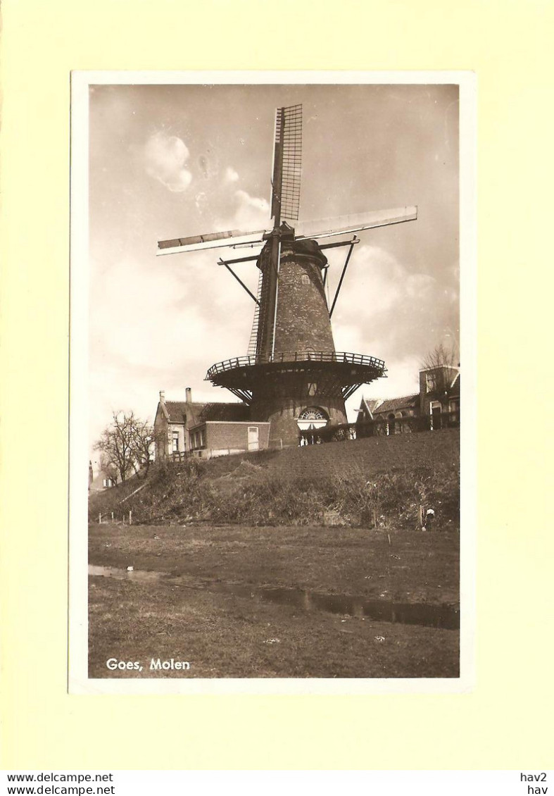 Goes Molen En Huizen Op Dijk 1942 RY37519 - Goes