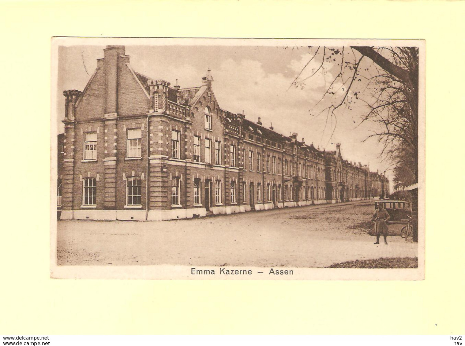 Assen Militairen  Emma Kazerne 1932 RY37225 - Assen