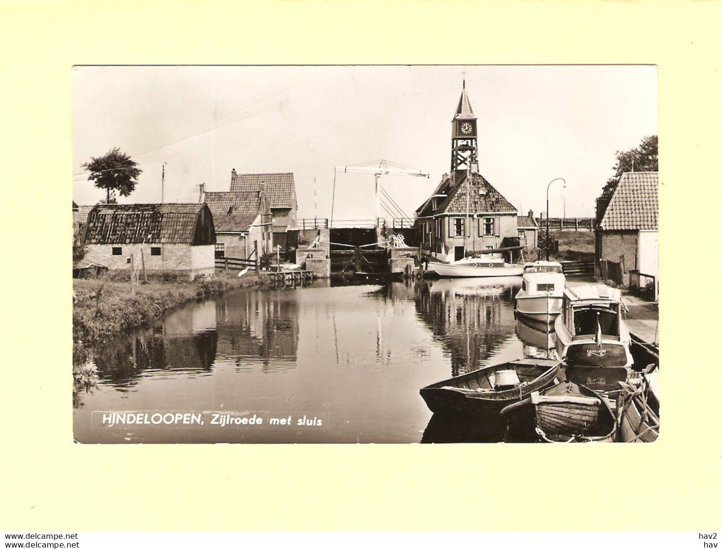 Hindeloopen Zijlroede Met Sluis RY37202 - Hindeloopen