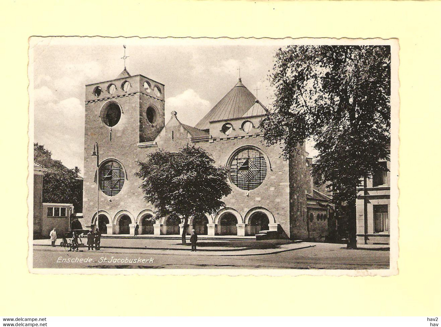 Enschede Gezicht Op Jacobus Kerk 1936 RY38368 - Enschede
