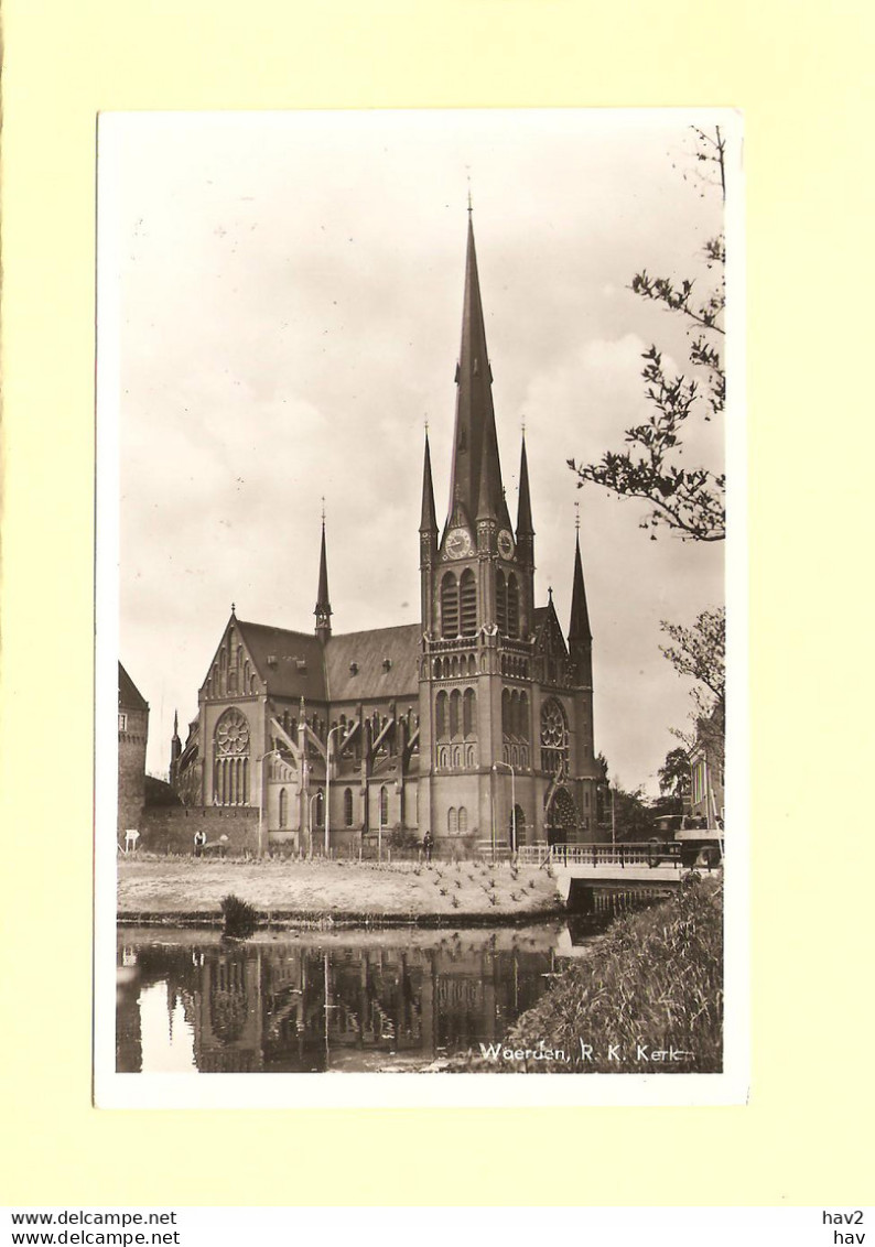 Woerden Gezicht Op RK Kerk  RY38116 - Woerden