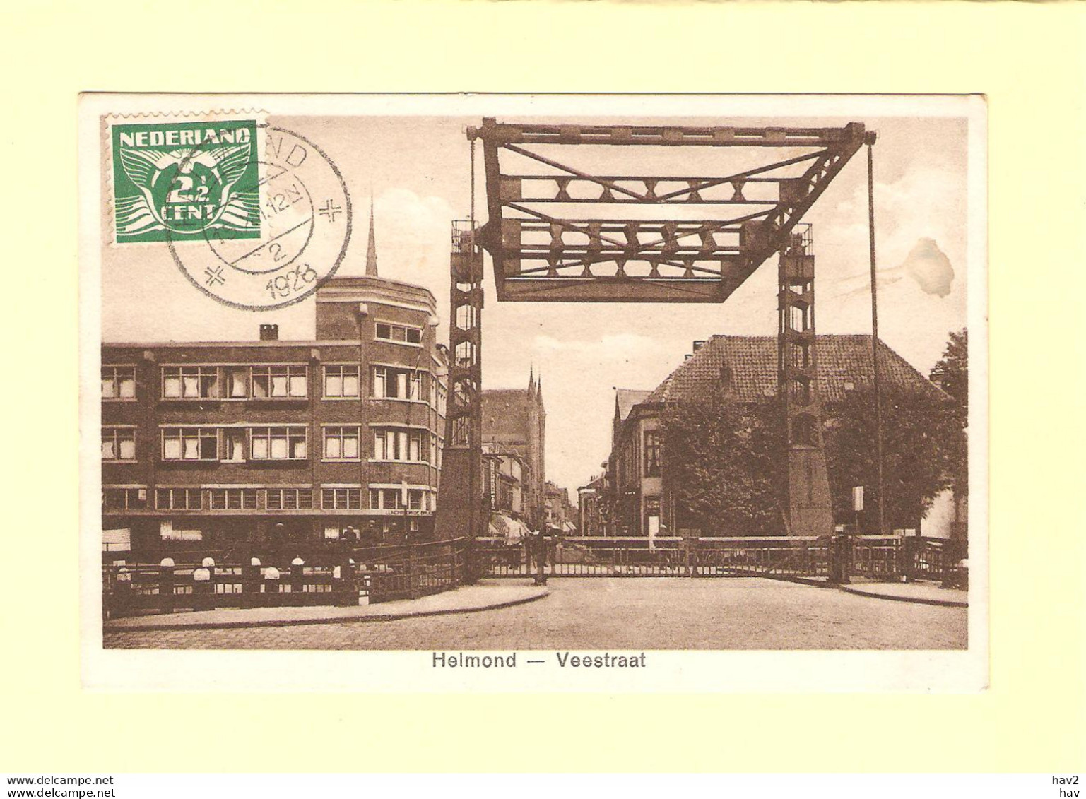 Helmond Veestraat Ophaalbrug 1928 RY37874 - Helmond