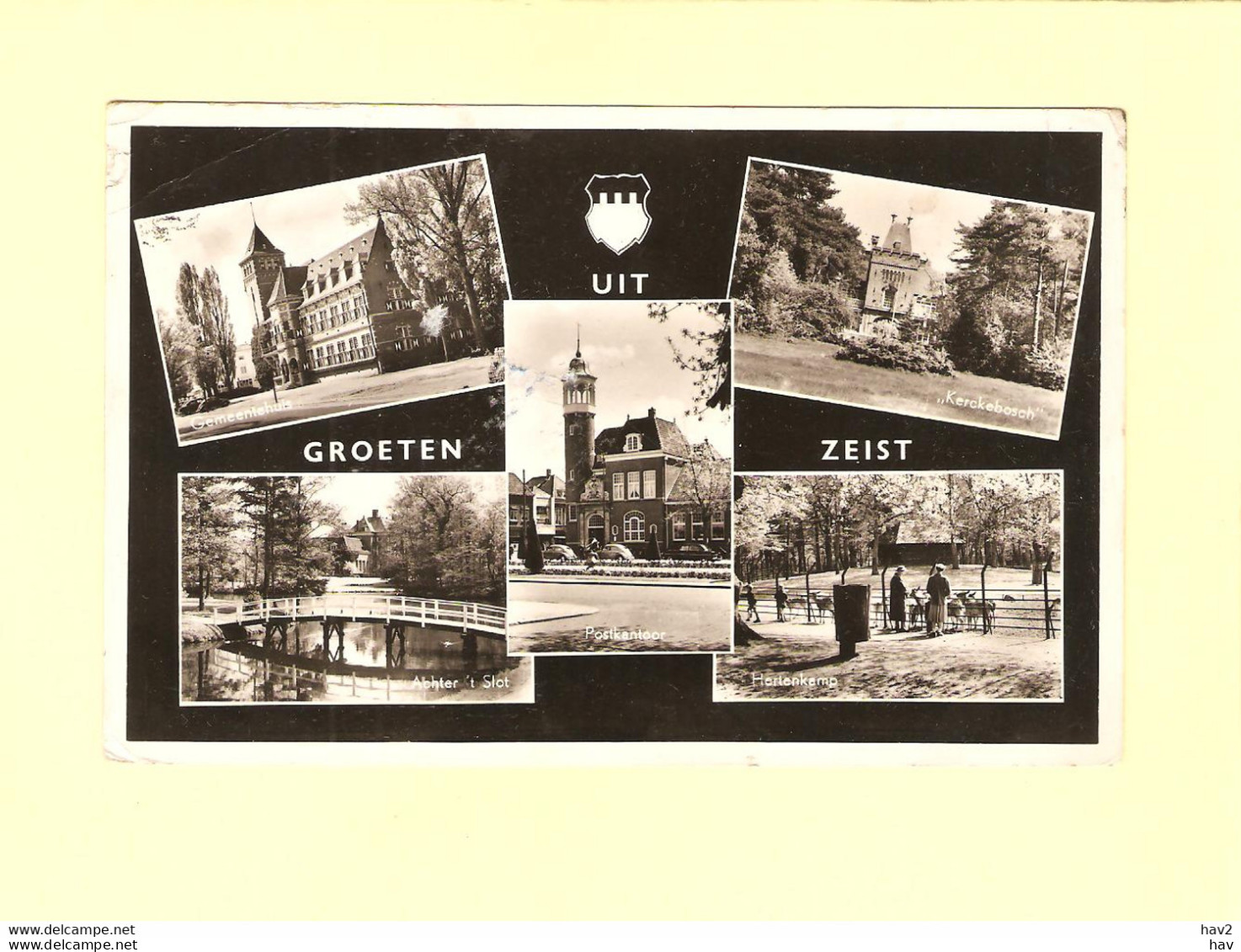 Zeist  5- Luik Met Postkantoor RY38614 - Zeist