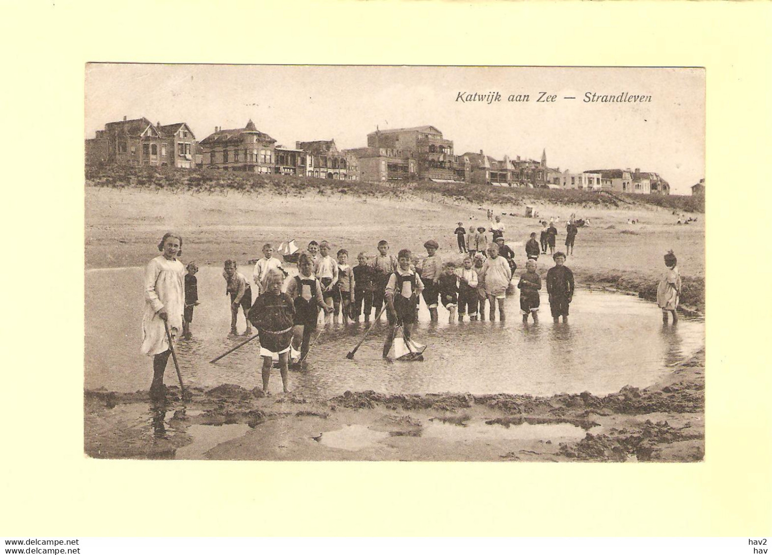 Katwijk Aan Zee Spelen Op Strand 1924 RY38575 - Katwijk (aan Zee)