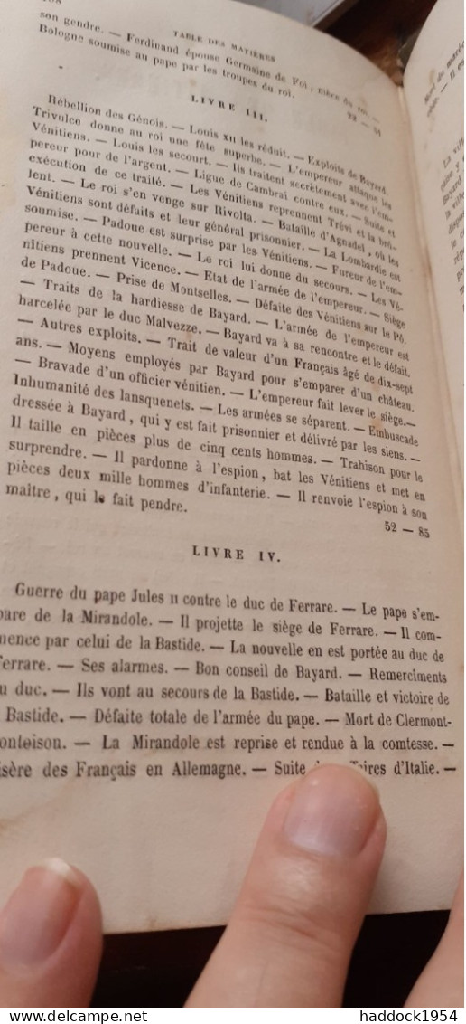 Histoire Du Chevalier BAYARD Sans Peur Et Sans Reproche GUYARD DE BERVILLE Lefort 1853 - Biographie