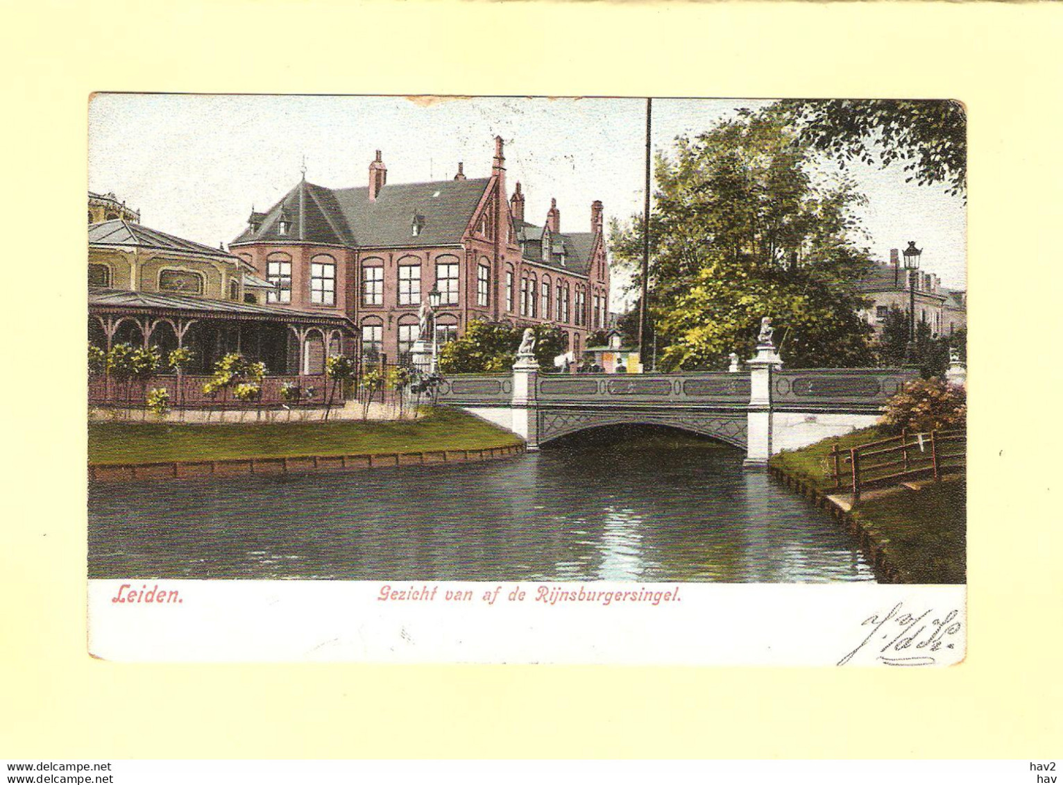 Leiden Vanaf Rijnsburgersingel Voor 1905 RY40753 - Leiden