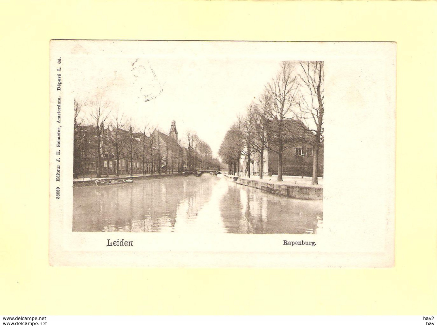 Leiden Rapenburg 1901 RY40745 - Leiden