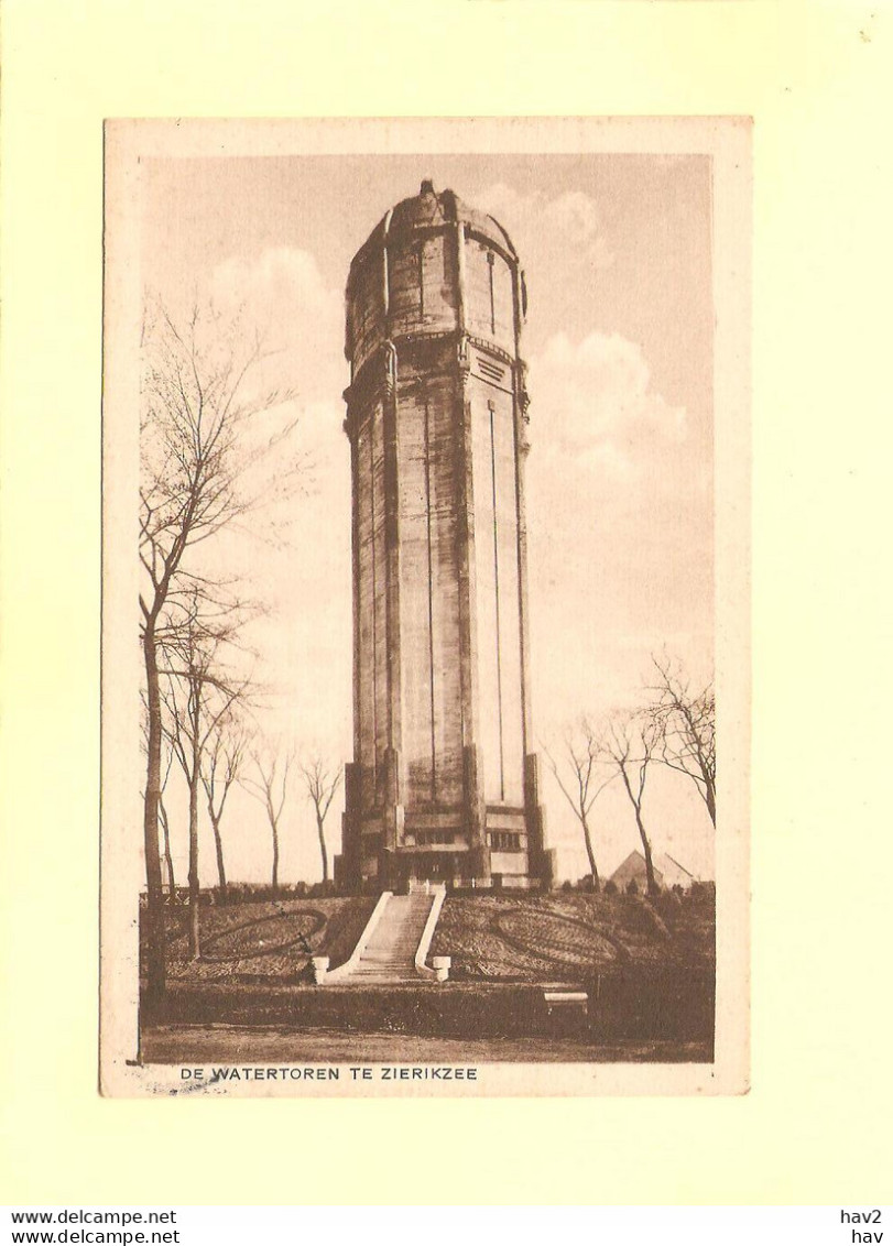 Zierikzee Zicht Op Watertoren 1930 RY40635 - Zierikzee