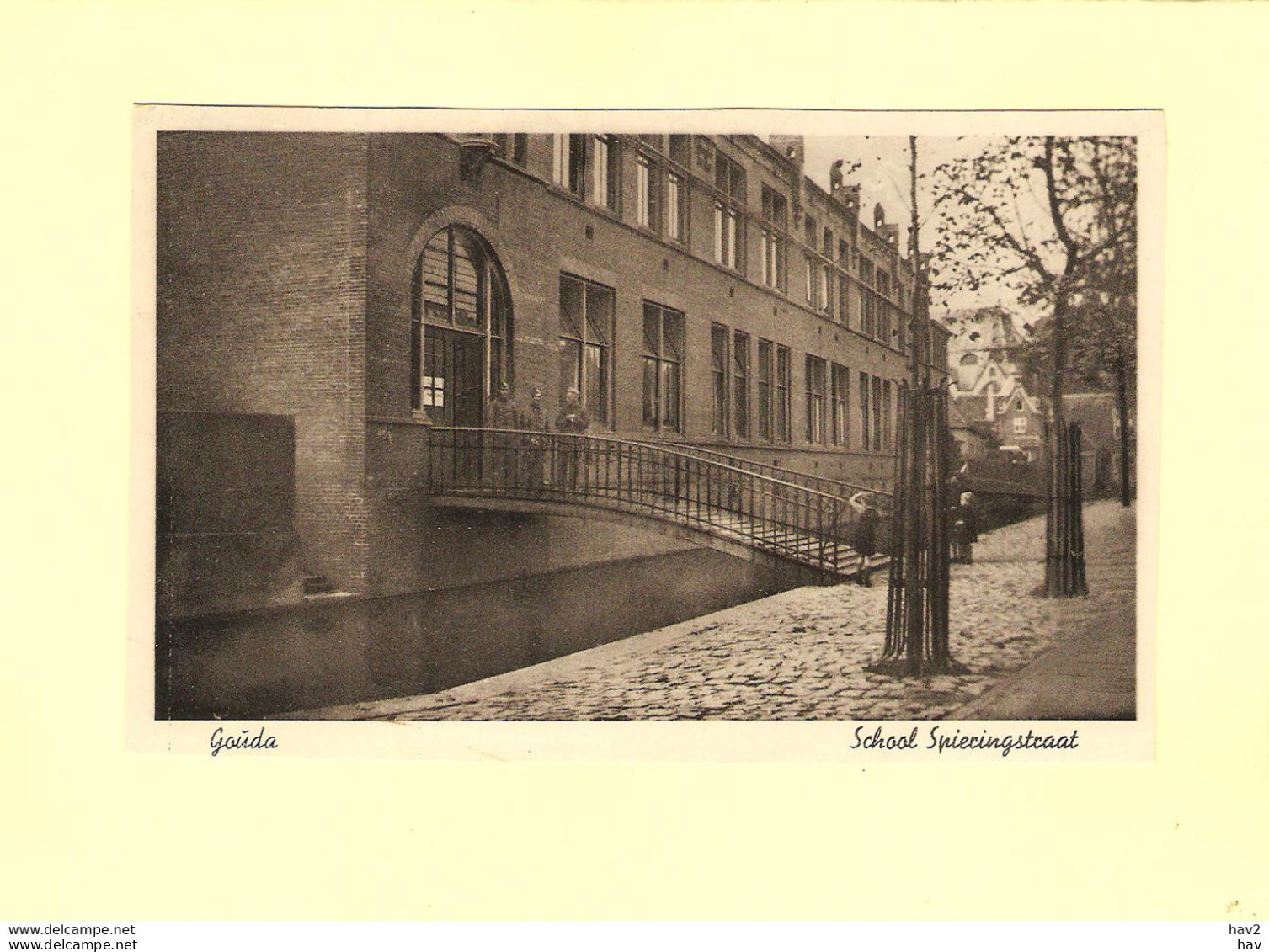 Gouda School Spieringstraat 1946 RY40483 - Gouda