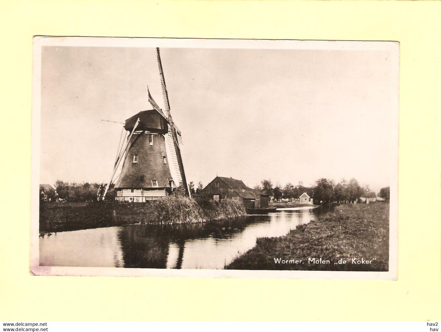 Wormer Molen De Koker 1958 RY40405 - Zaanstreek