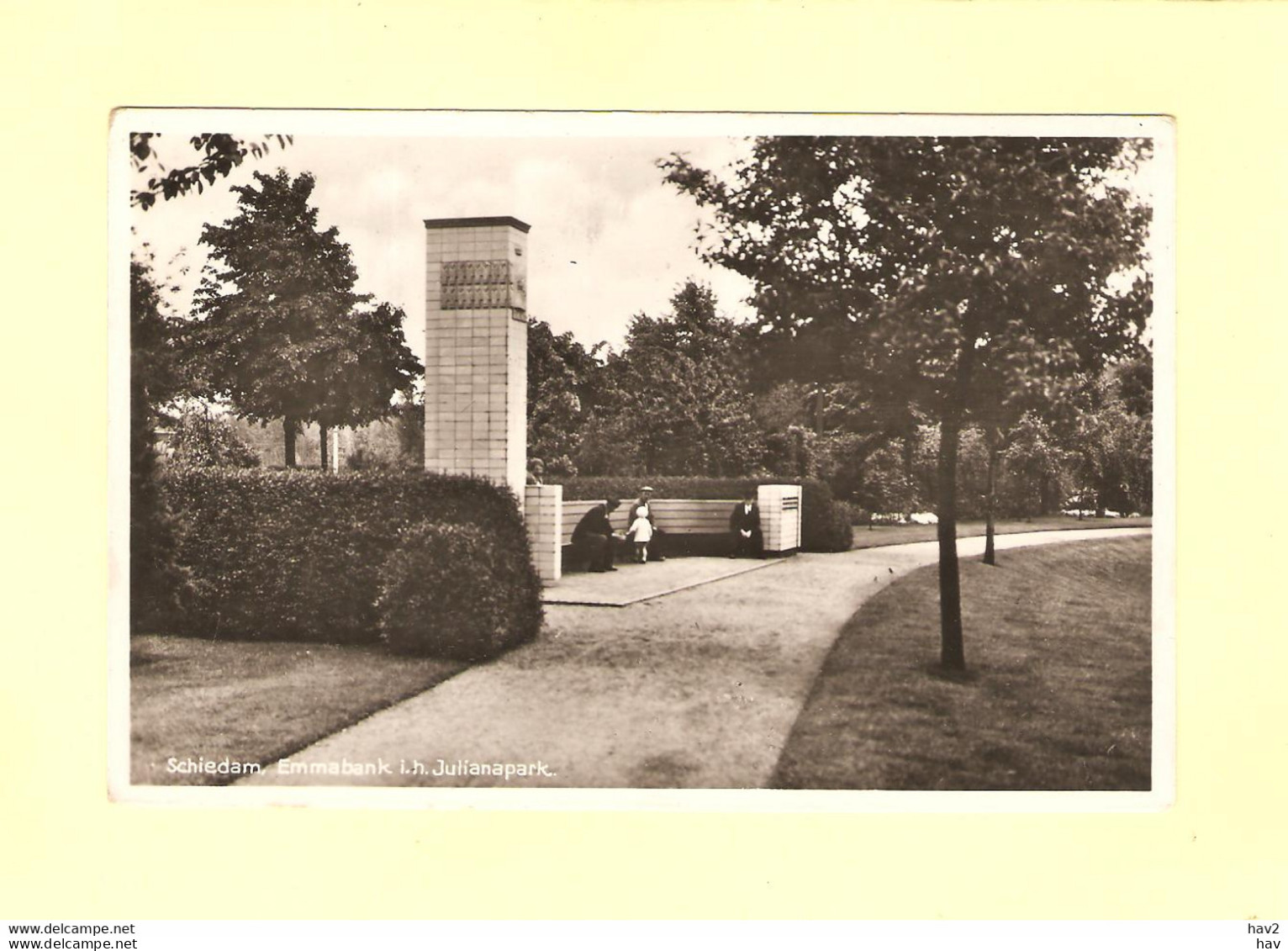 Schiedam Emmabank In Julianapark 1933 RY39893 - Schiedam