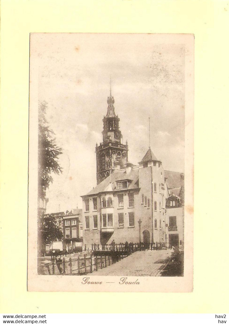 Gouda Kerk En Gouwe Ca. 1920 RY39847 - Gouda