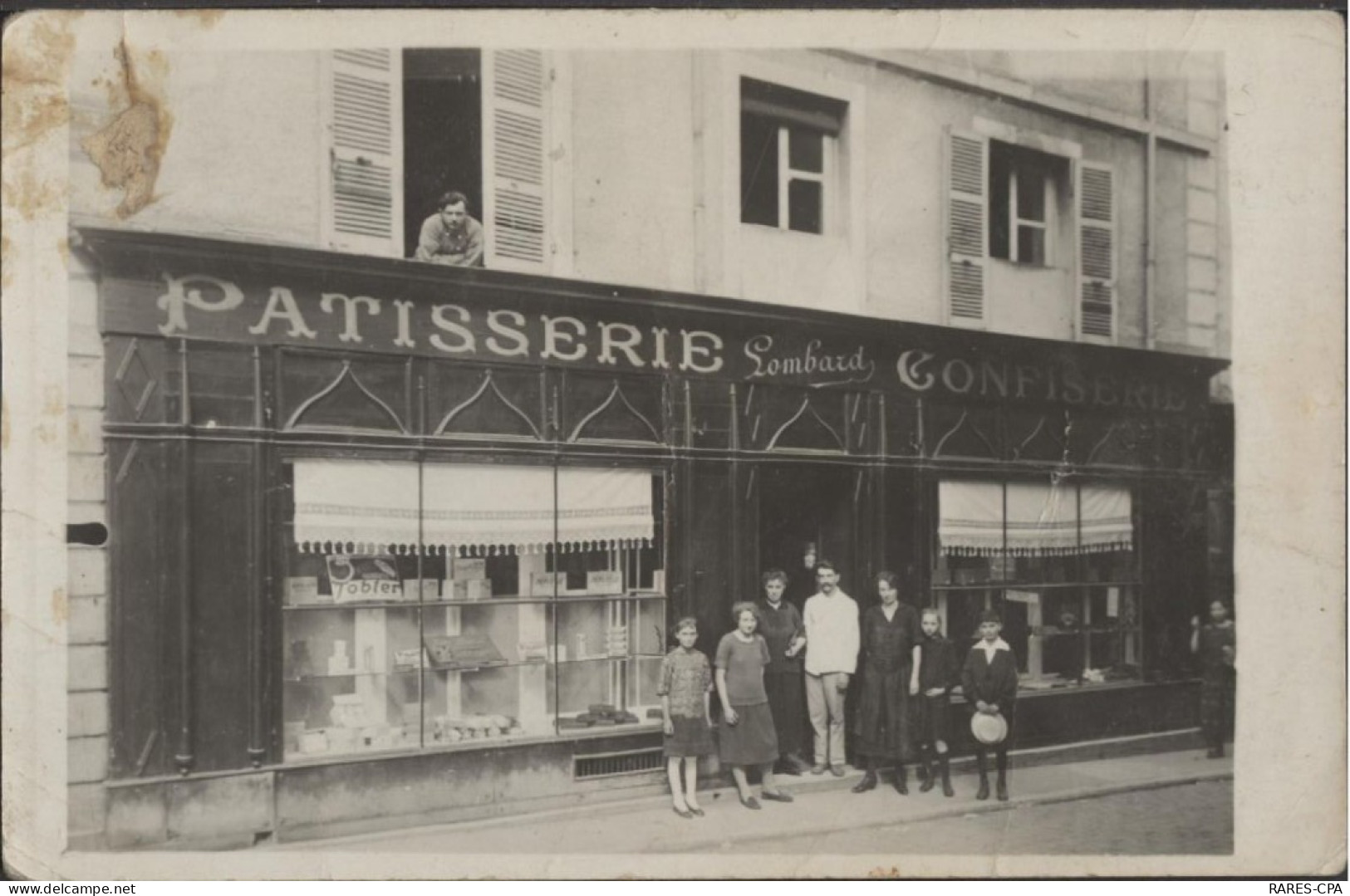 42 SAINT ETIENNE - Rue Beaubrun - Patisserie LOMBARD - CPA PHOTO RARE - Saint Etienne