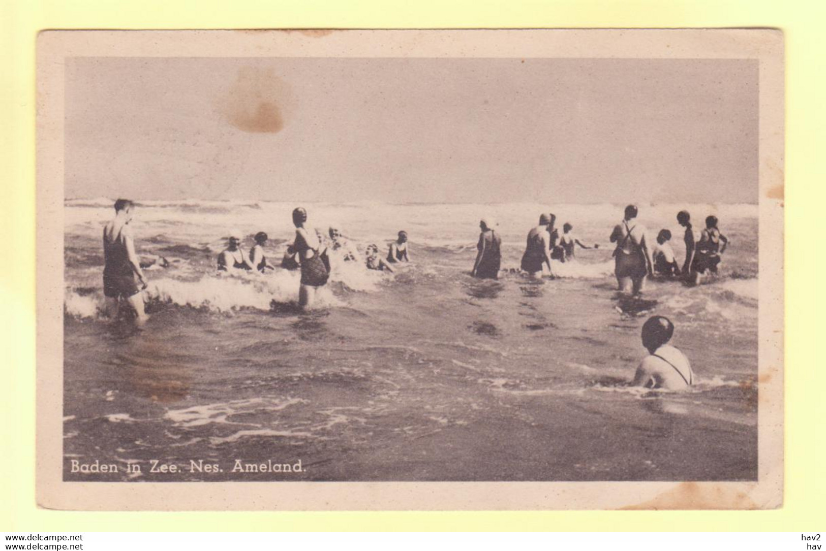 Ameland Nes Baden In Zee 1952 RY20040 - Ameland