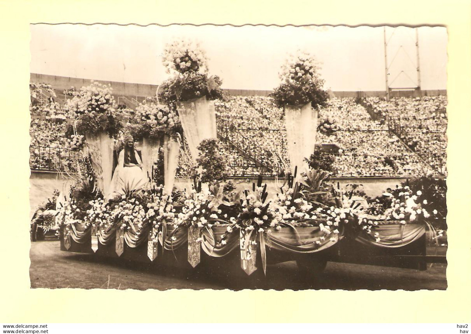 Aalsmeer Bloemencorso Praalwagen 1958 RY23669 - Aalsmeer