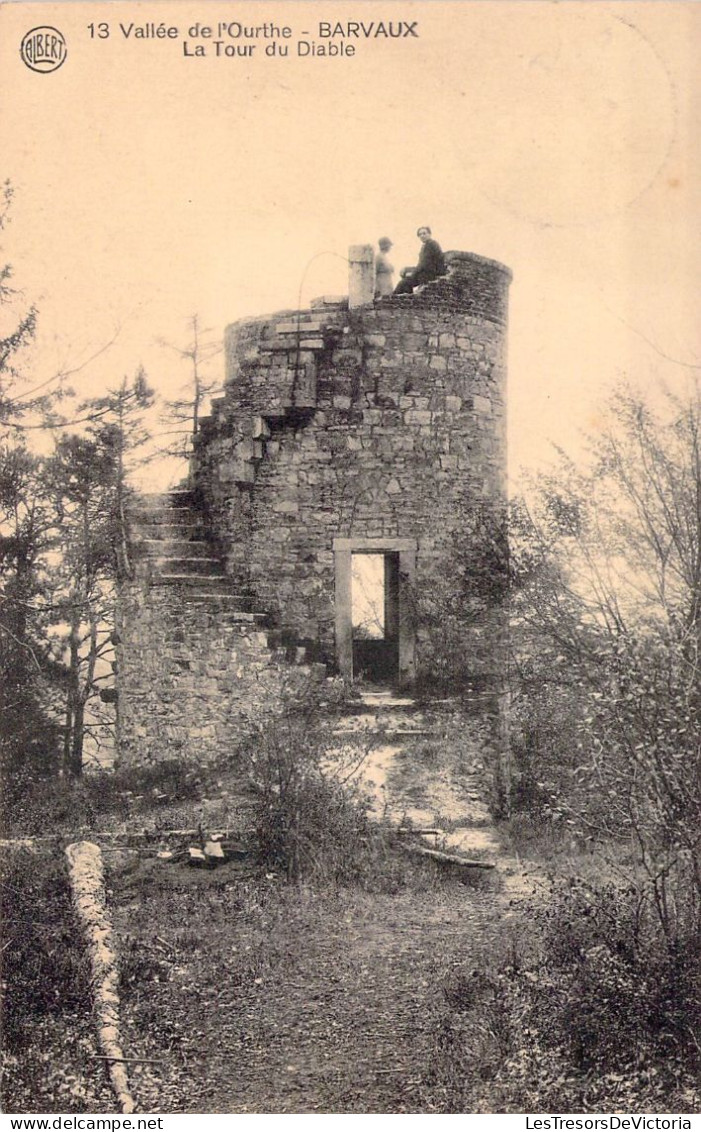 CPA - BELGIQUE - Vallée De L'Ourthe - BARVAUX - La Tour Du Diable - CARTE POSTALE ANCIENNE - Andere & Zonder Classificatie