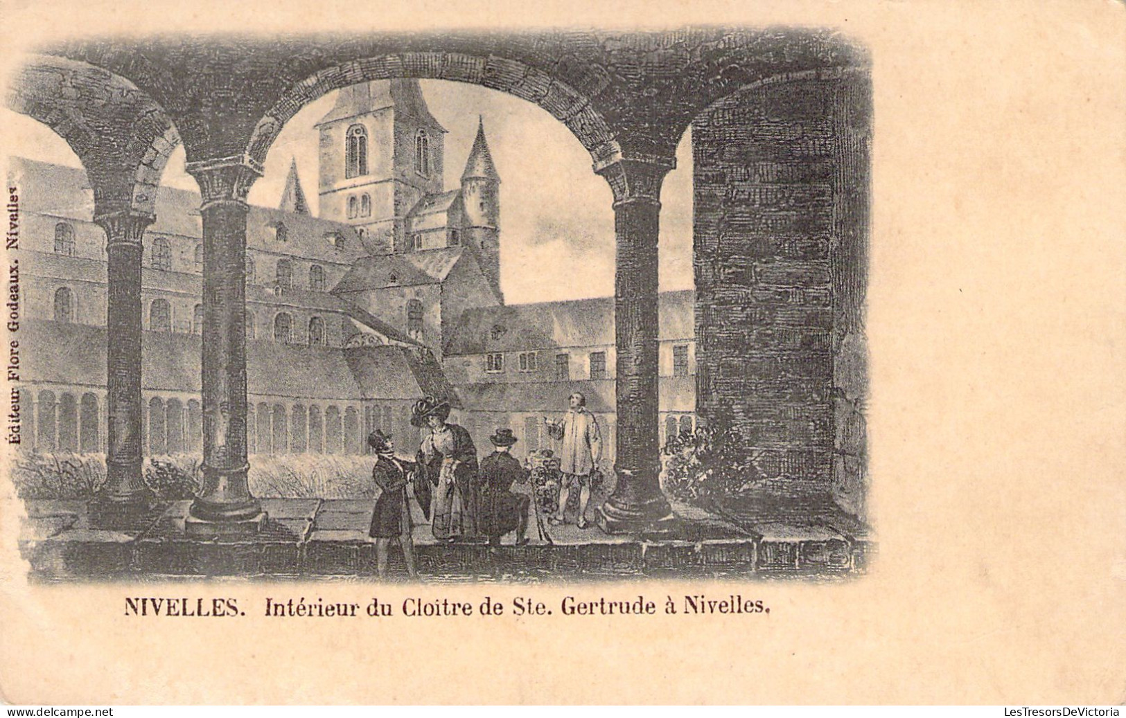 CPA - BELGIQUE - NIVELLES - Intérieur Du Cloître De Ste Gertrude - CARTE POSTALE ANCIENNE - Nivelles