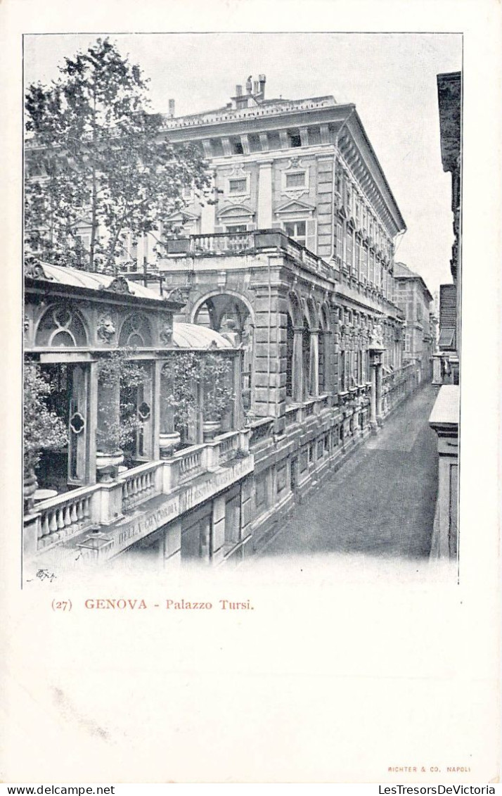 ITALIE - LIGURIA - GENOVA - Palazzo Tursi - Carte Postale Ancienne - Genova (Genoa)
